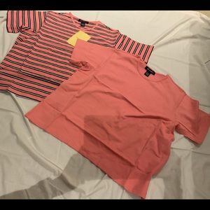 NEW DENIM & CO LOT OF 2 PINK T SHIRTS SZ 1X